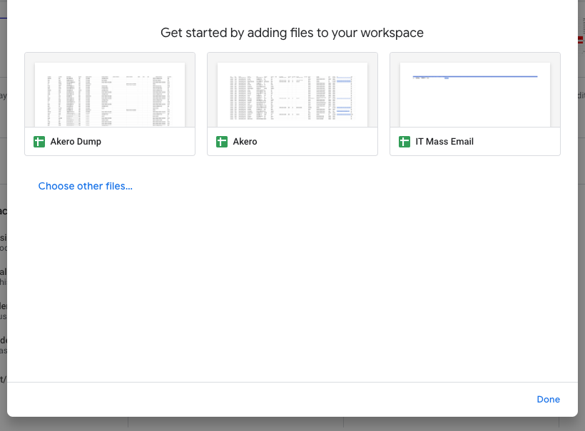 workspace google drive