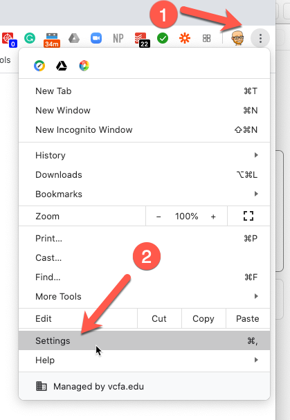 import all settings from chrome to ungoogled chromium