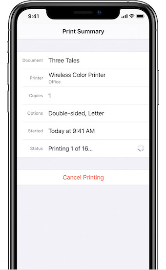 Air Printer - Wireless Print from iPhone, iPad to Any Printer